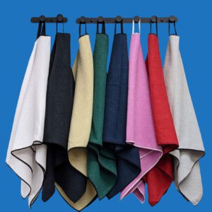 Hand Towels of Different Colors With Handing Hook