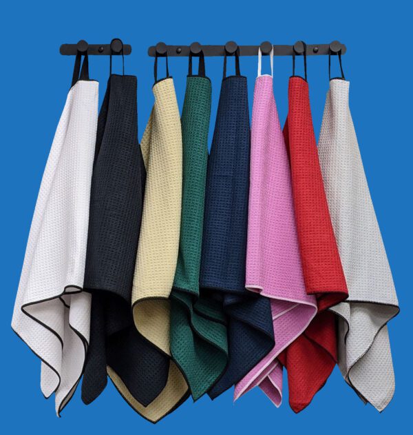 Hand Towels of Different Colors With Handing Hook