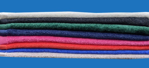 A Stack of Hand Towels of Different Colors