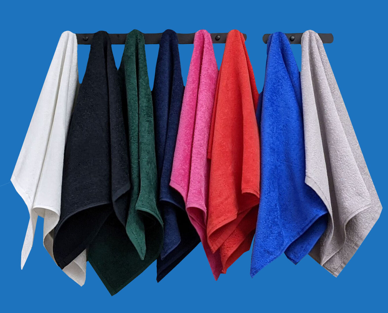 Velour Poly/Cotton Sublimation Gym Towel – 16 x 25