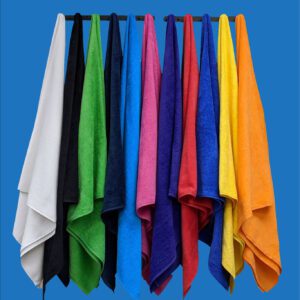 Various Color Hand Towels Hanging