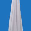 A White Towel Hung on a Peg on Blue Background