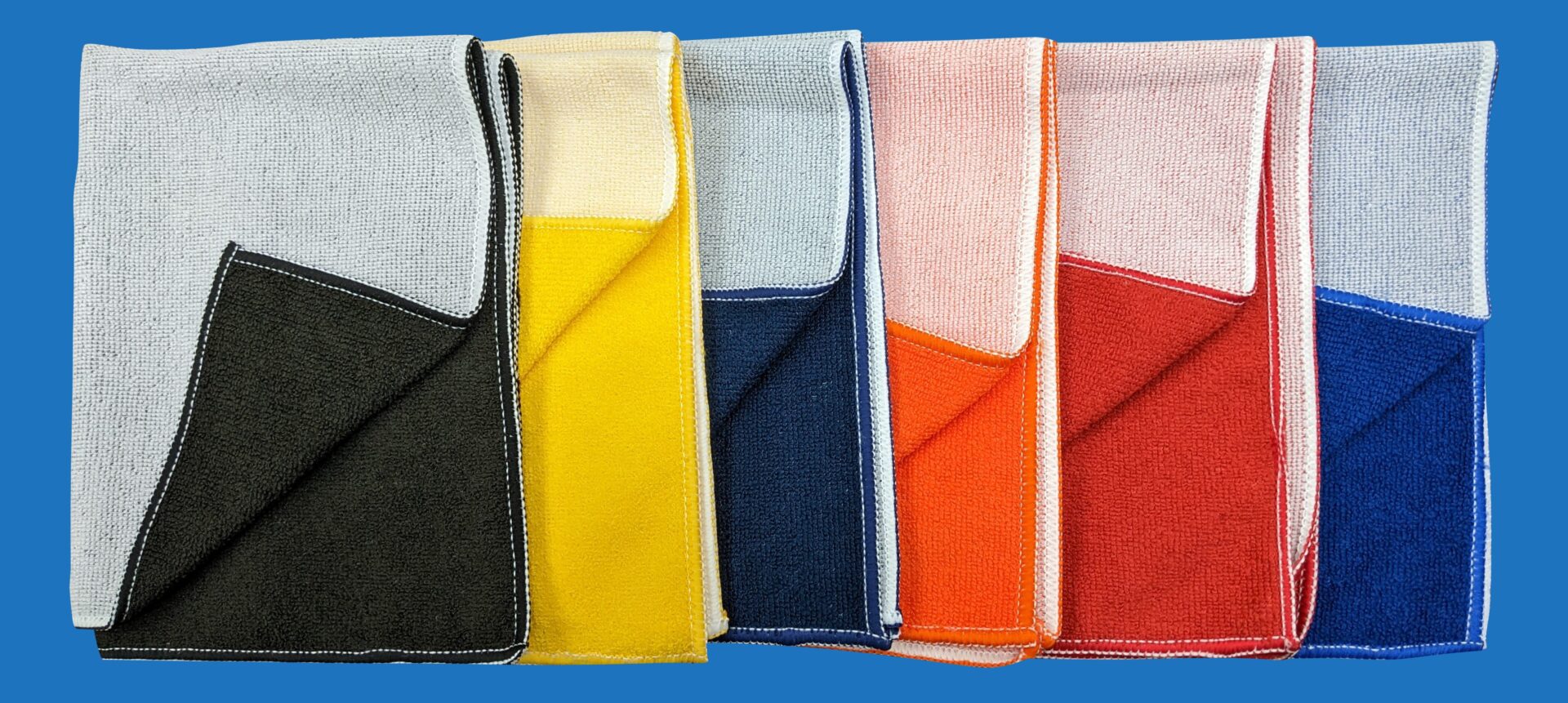 Colored Microfiber Towels